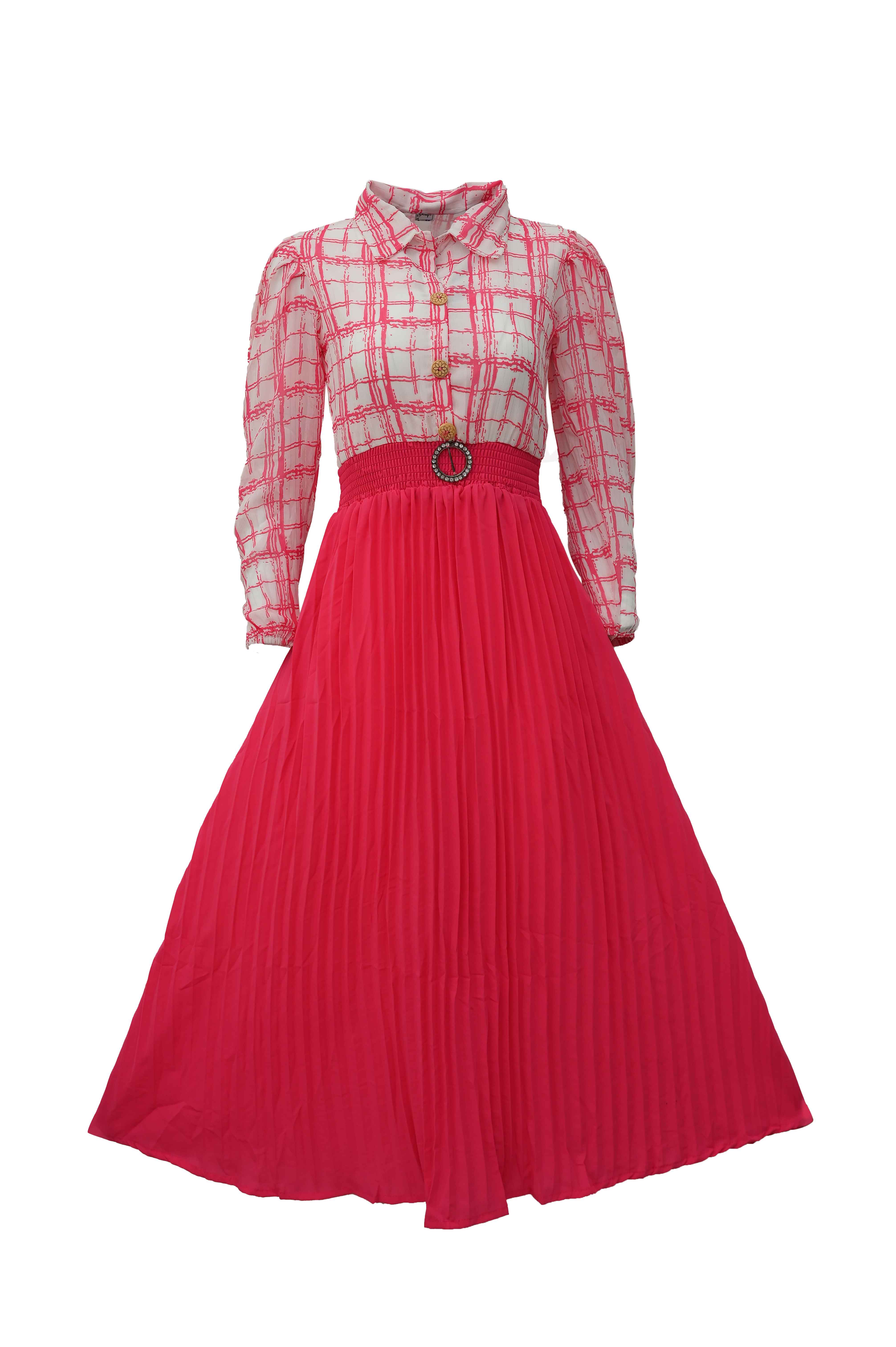 Fit and Flare Western Dress