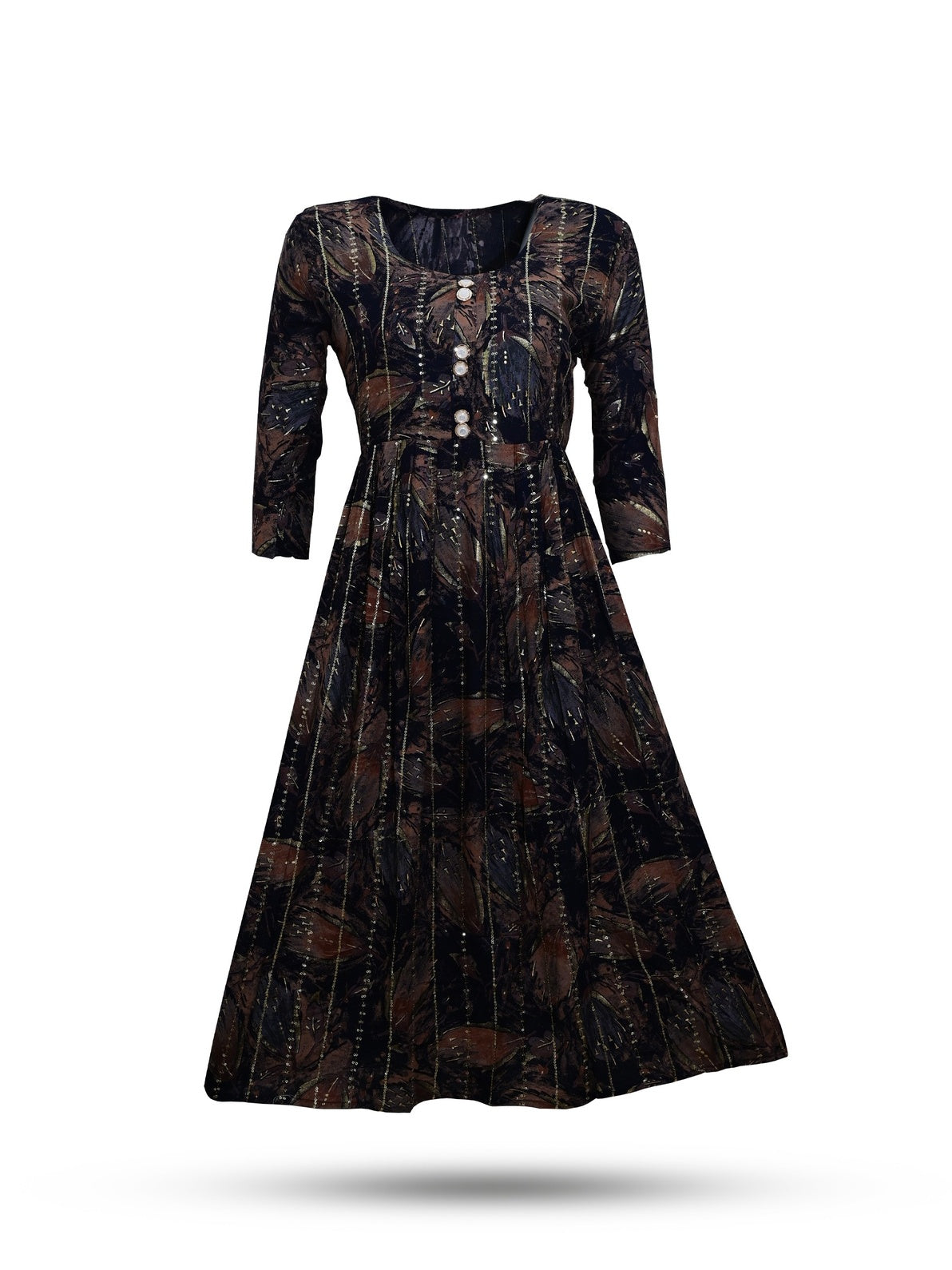 Navy Blue Sequence Kurta