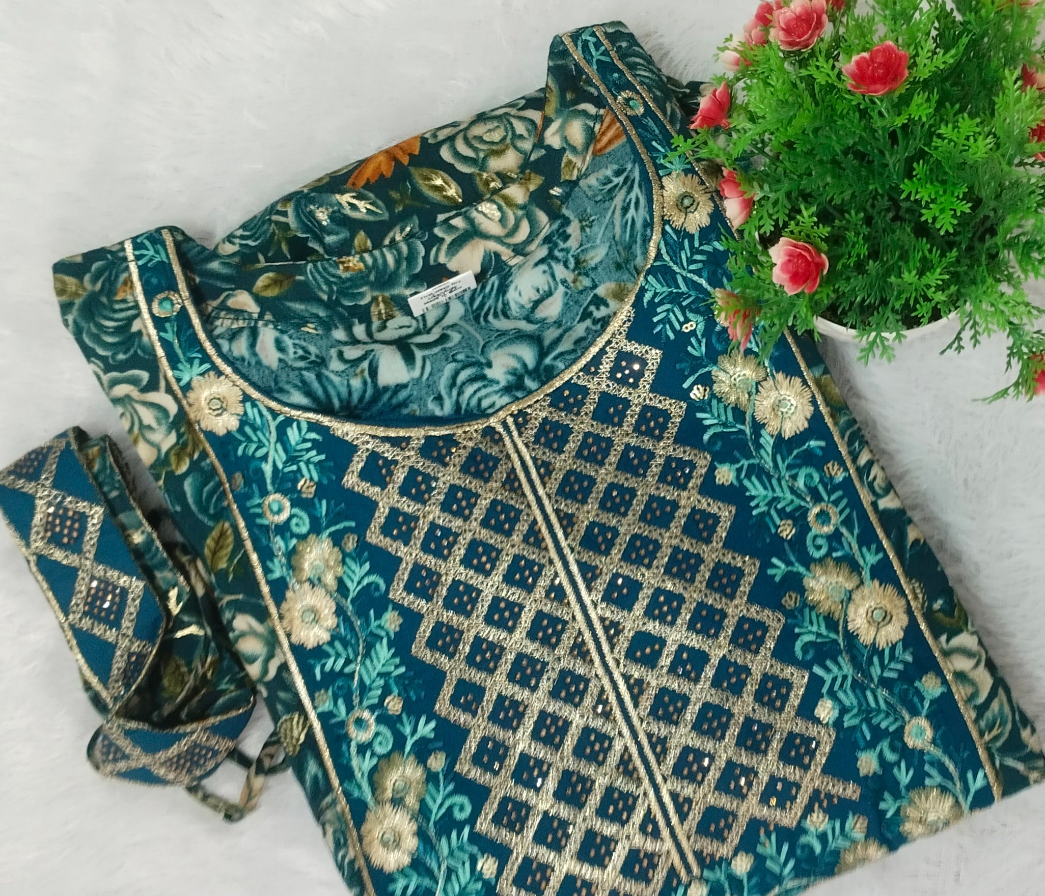 Floral Printed Kurta