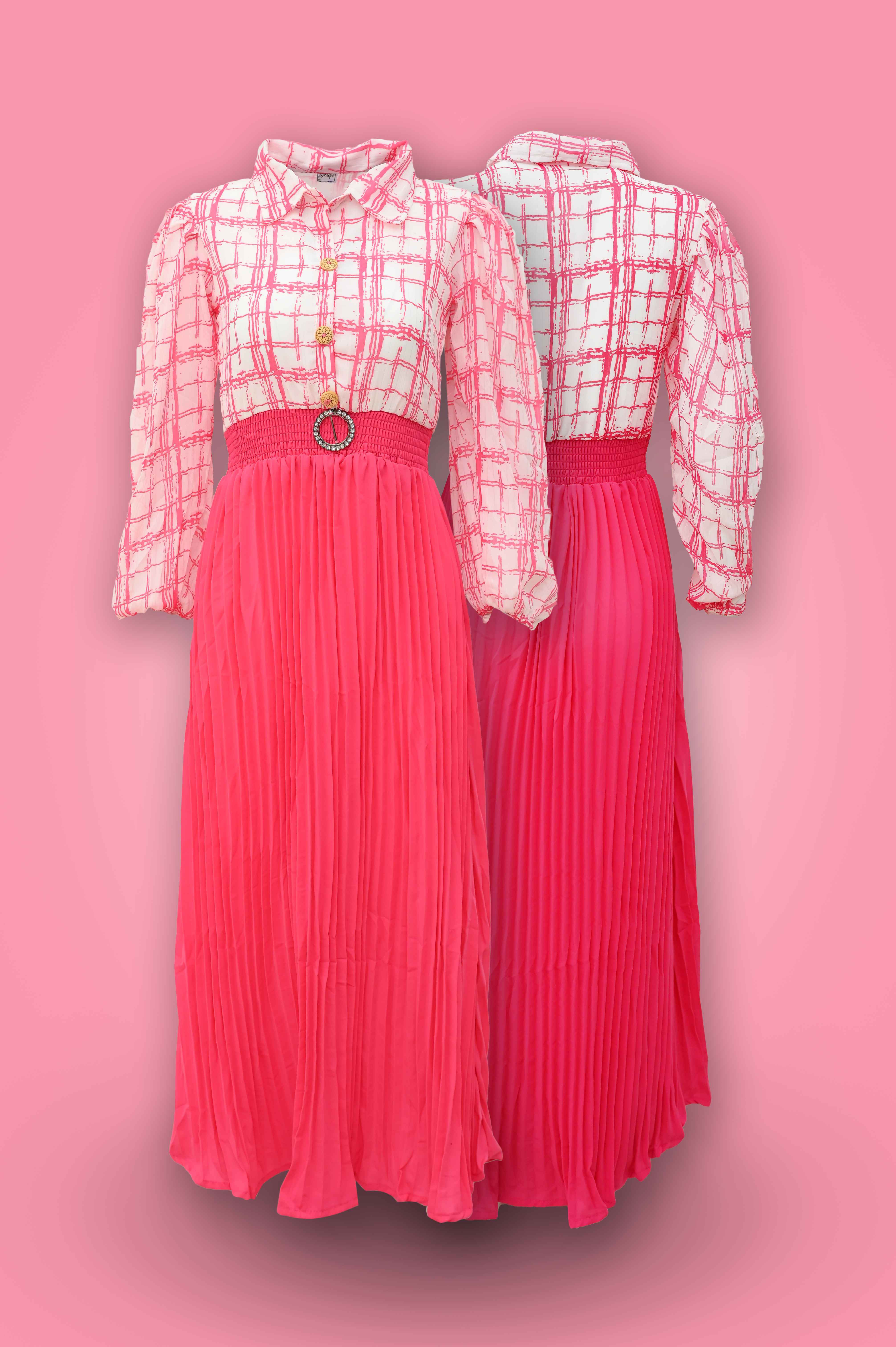 Fit and Flare Western Dress