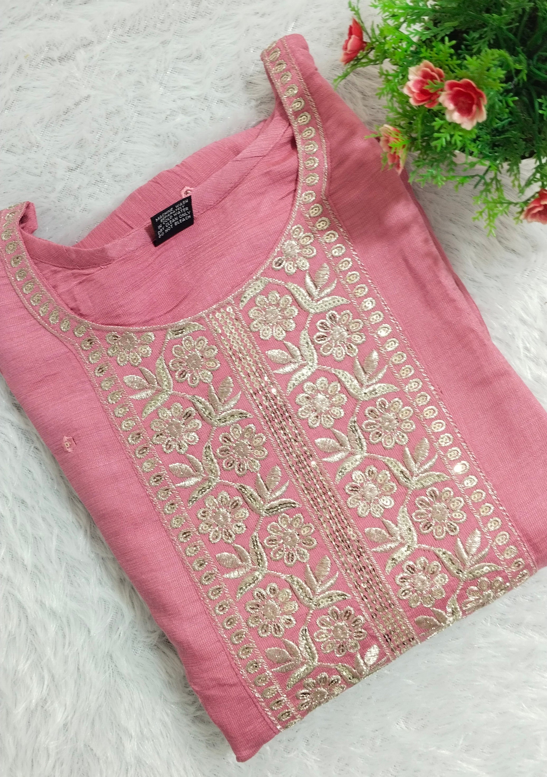 Pink Vatican Cotton Anarkali