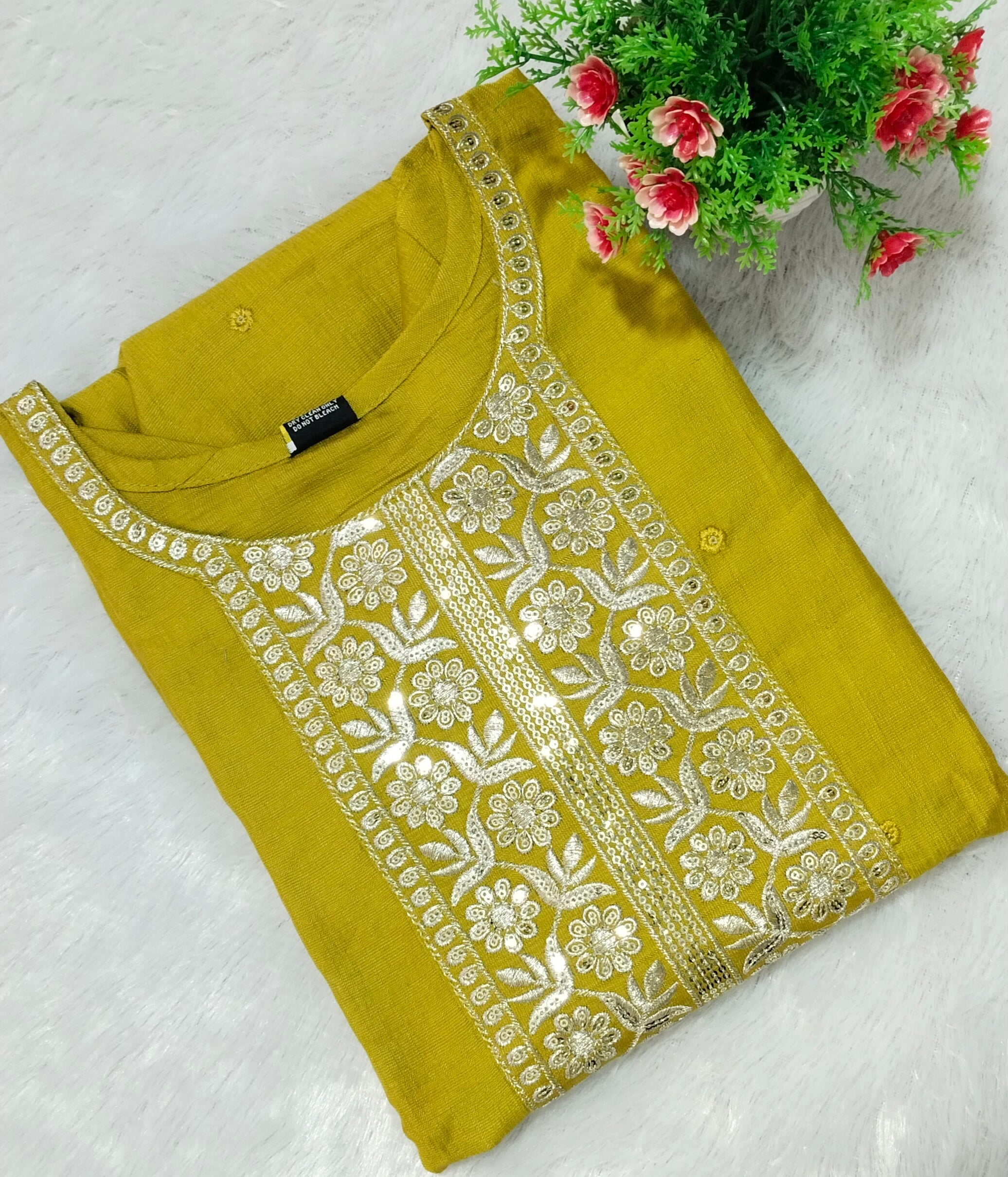 Olive Green Vatican Cotton Anarkali