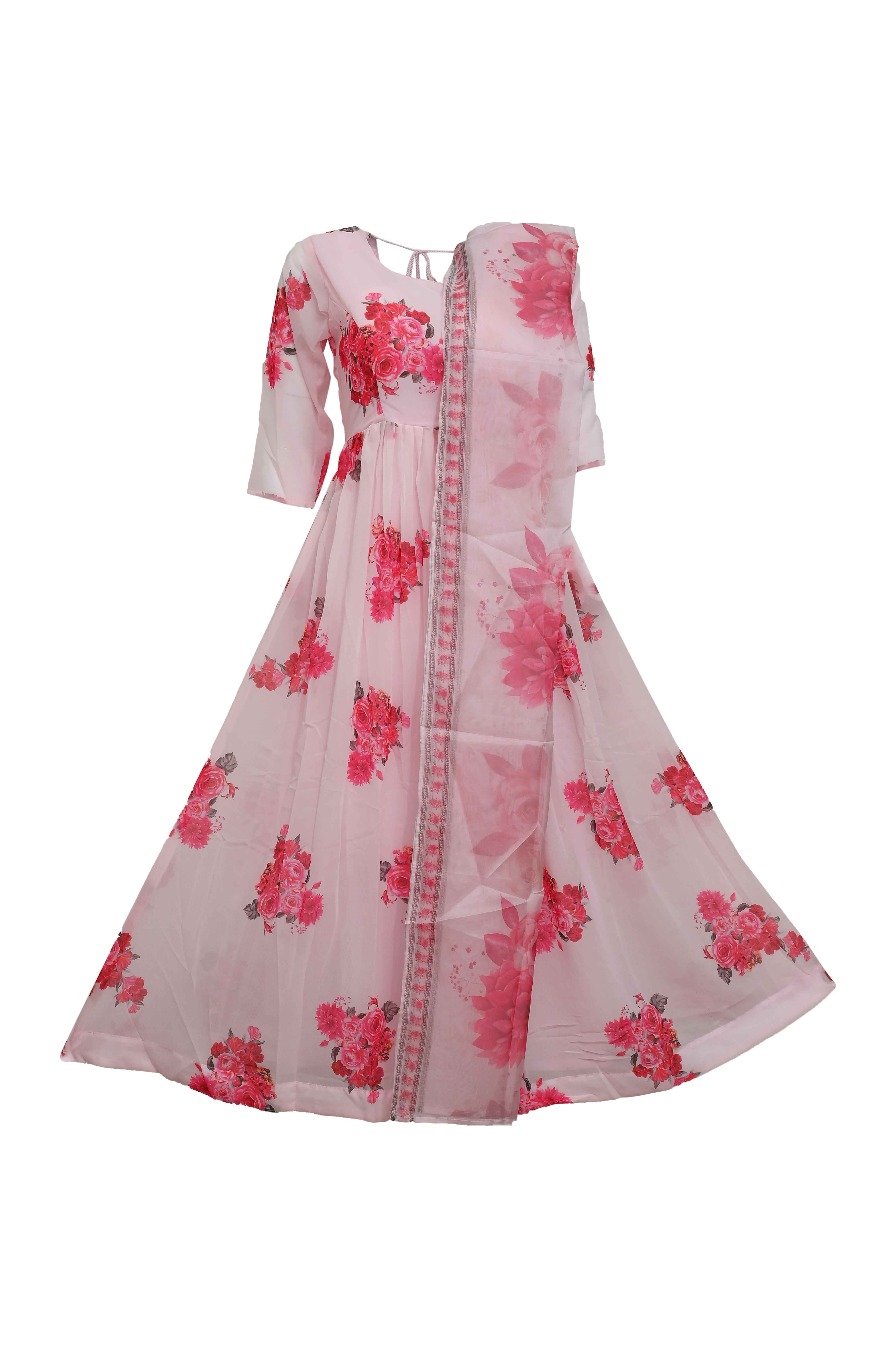 Baby Pink Kurta with Dupatta