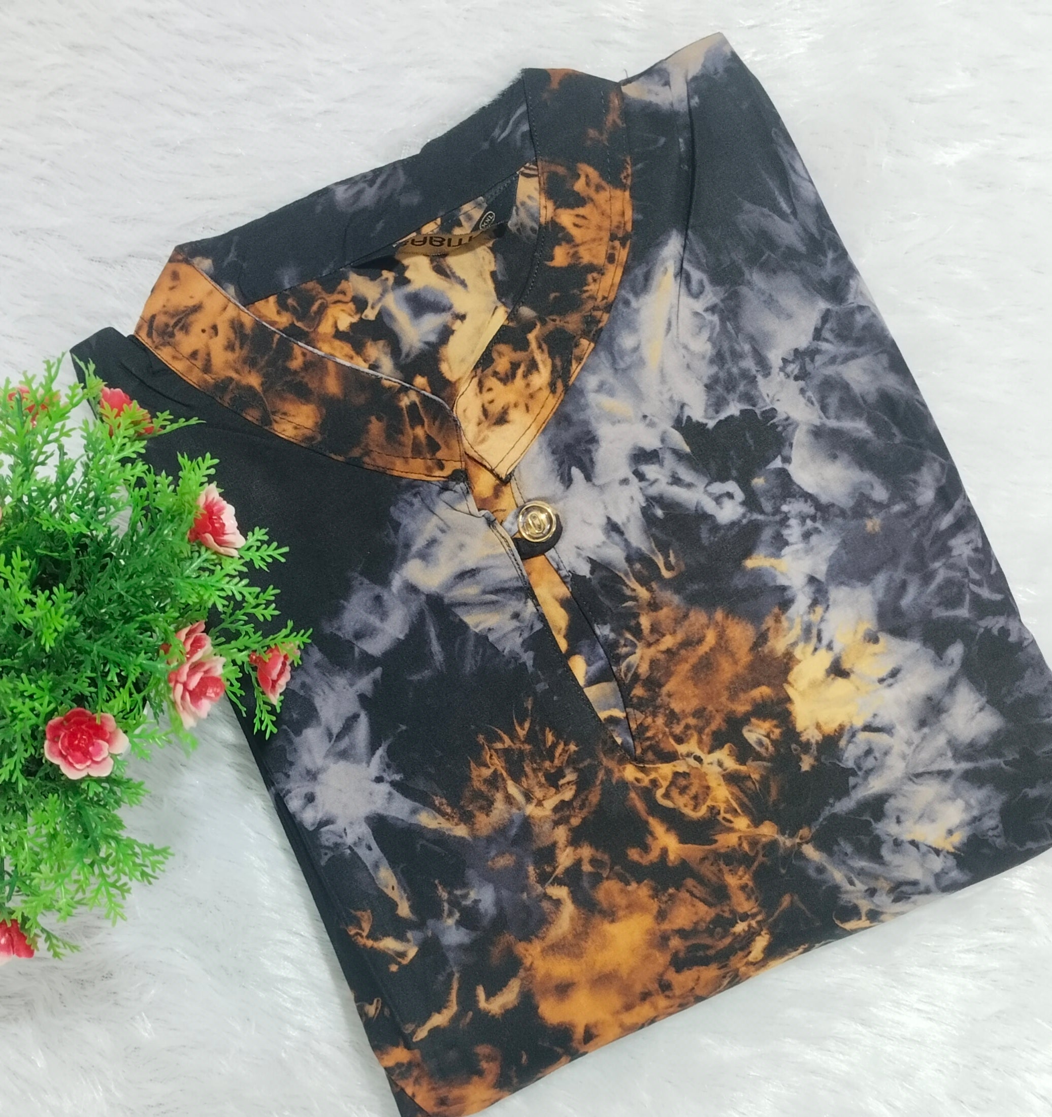 Tie and Die Printed Kurti