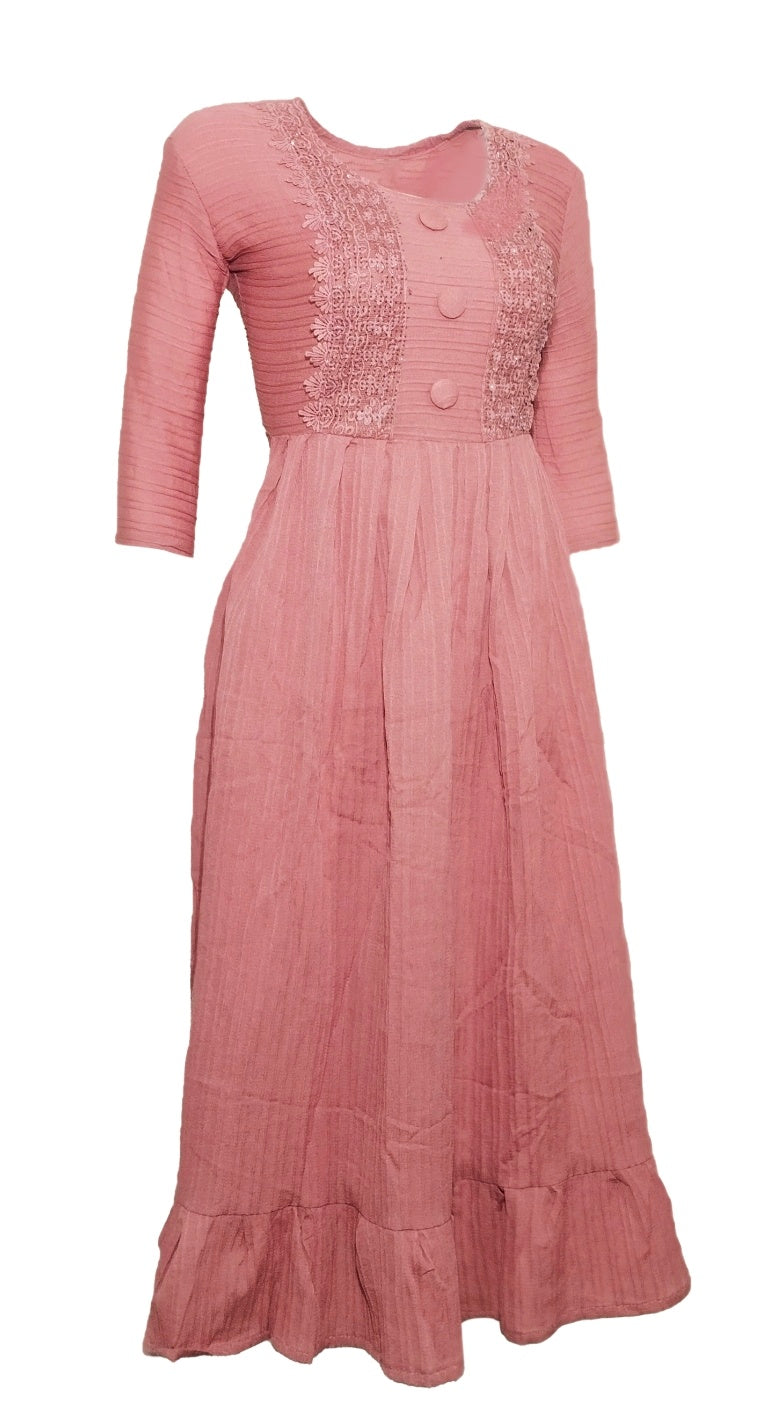 Plain Anarkali Kurti