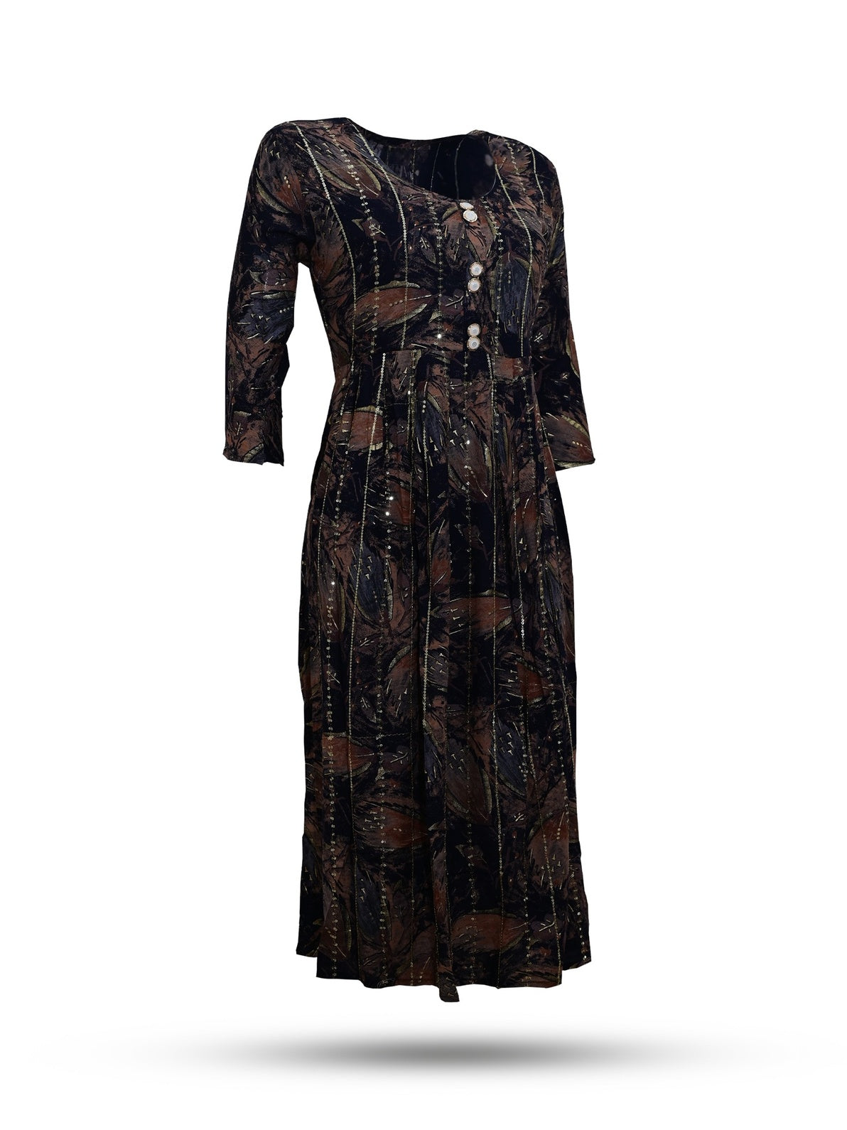 Navy Blue Sequence Kurta