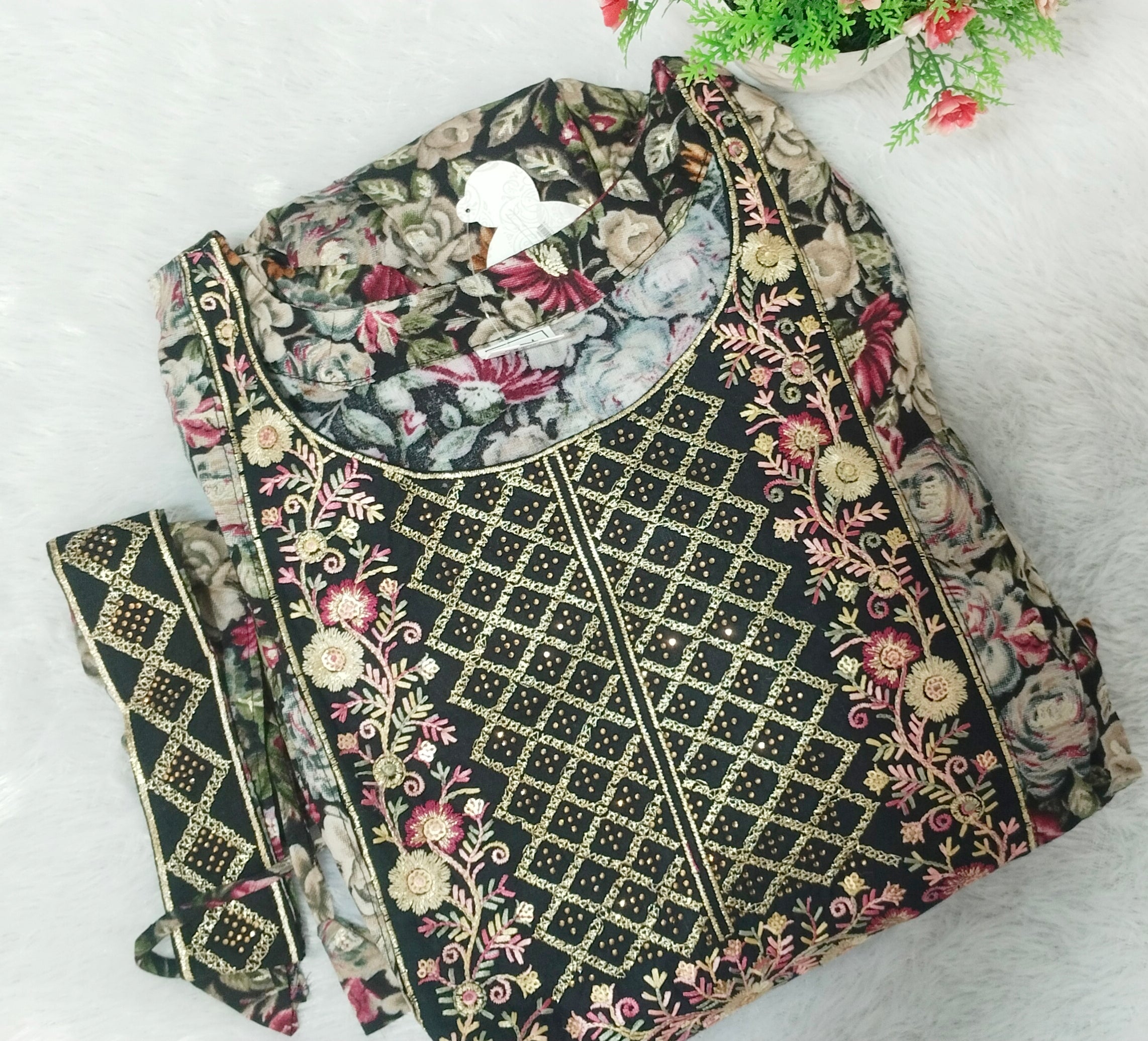 Floral Printed Kurta