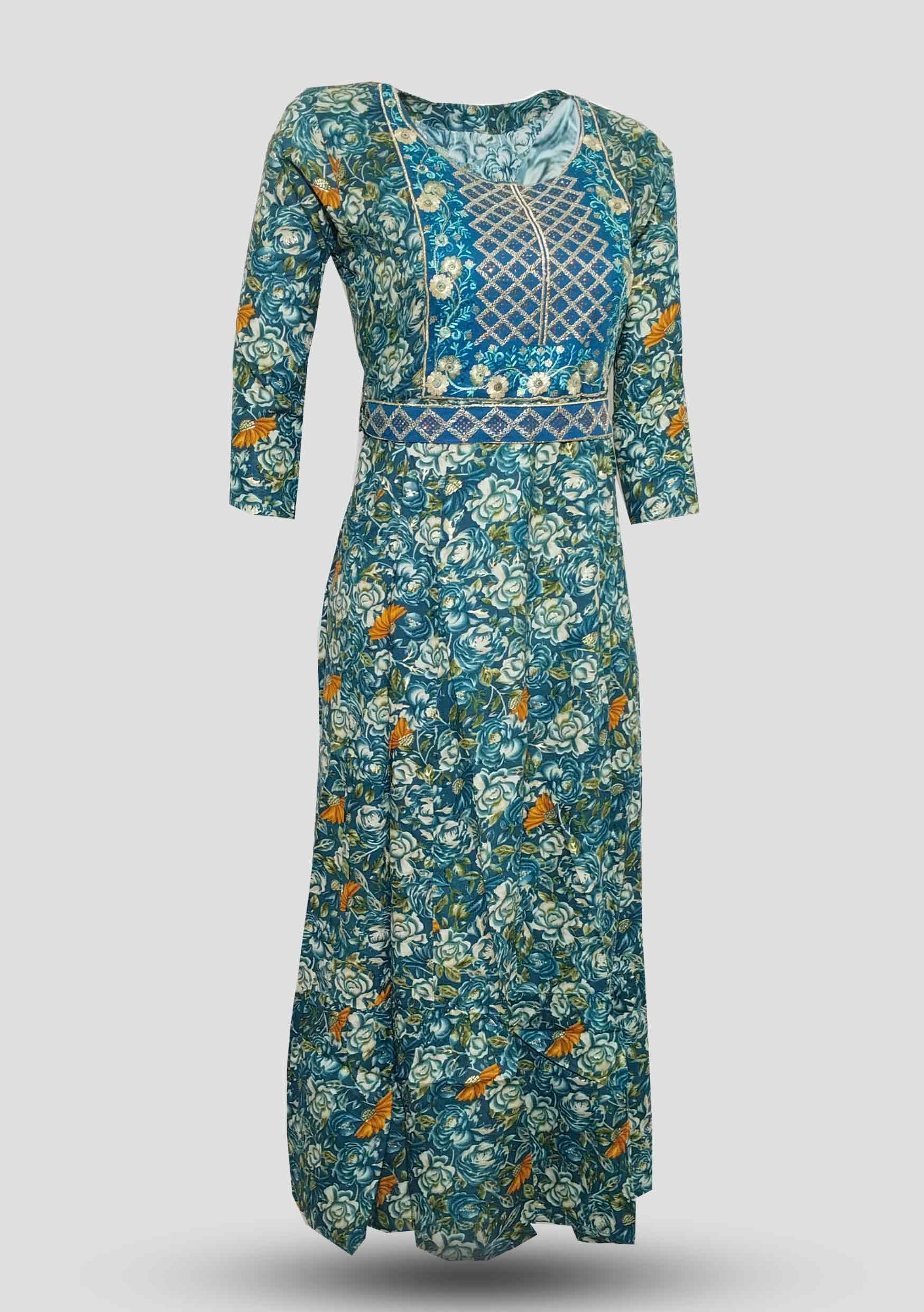 Floral Printed Kurta
