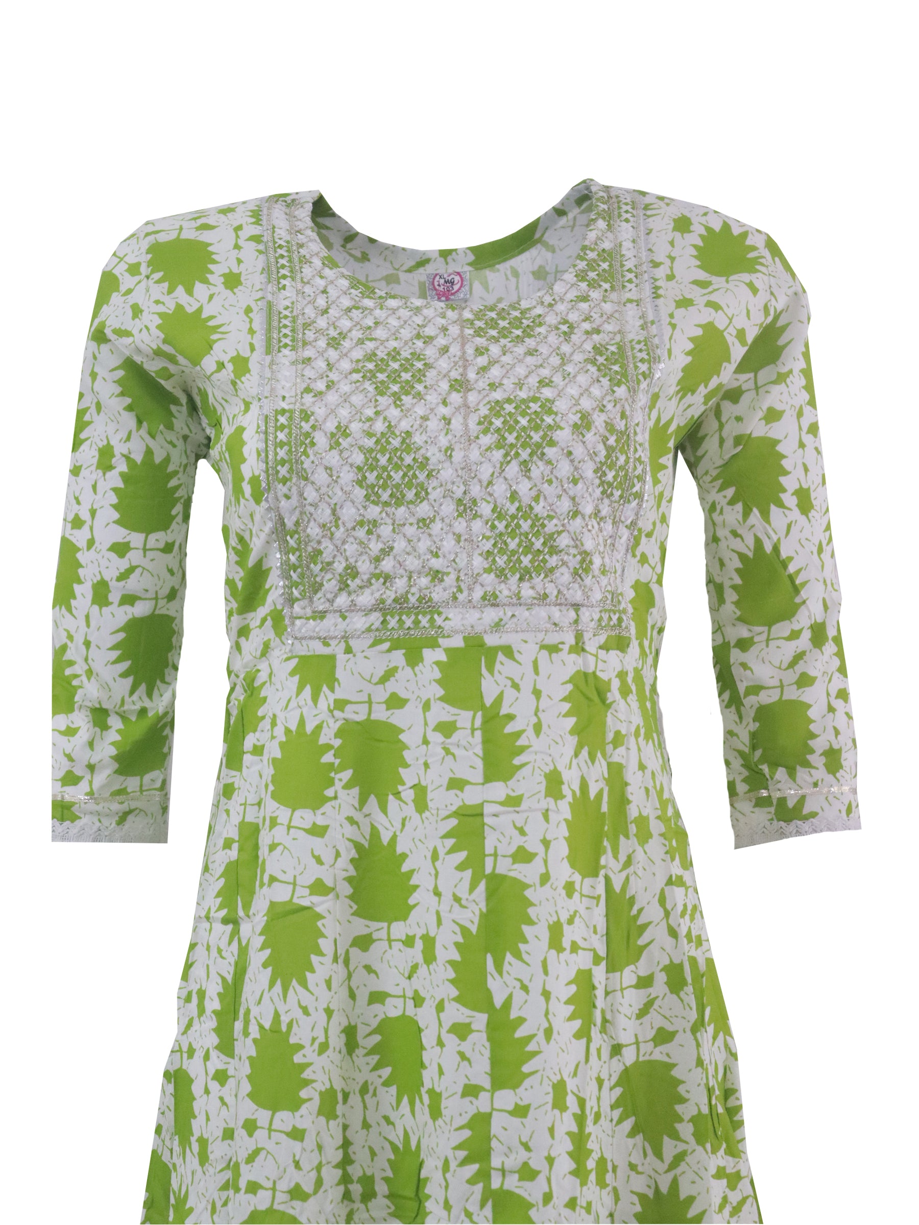 Cotton Long Printed Anarkali