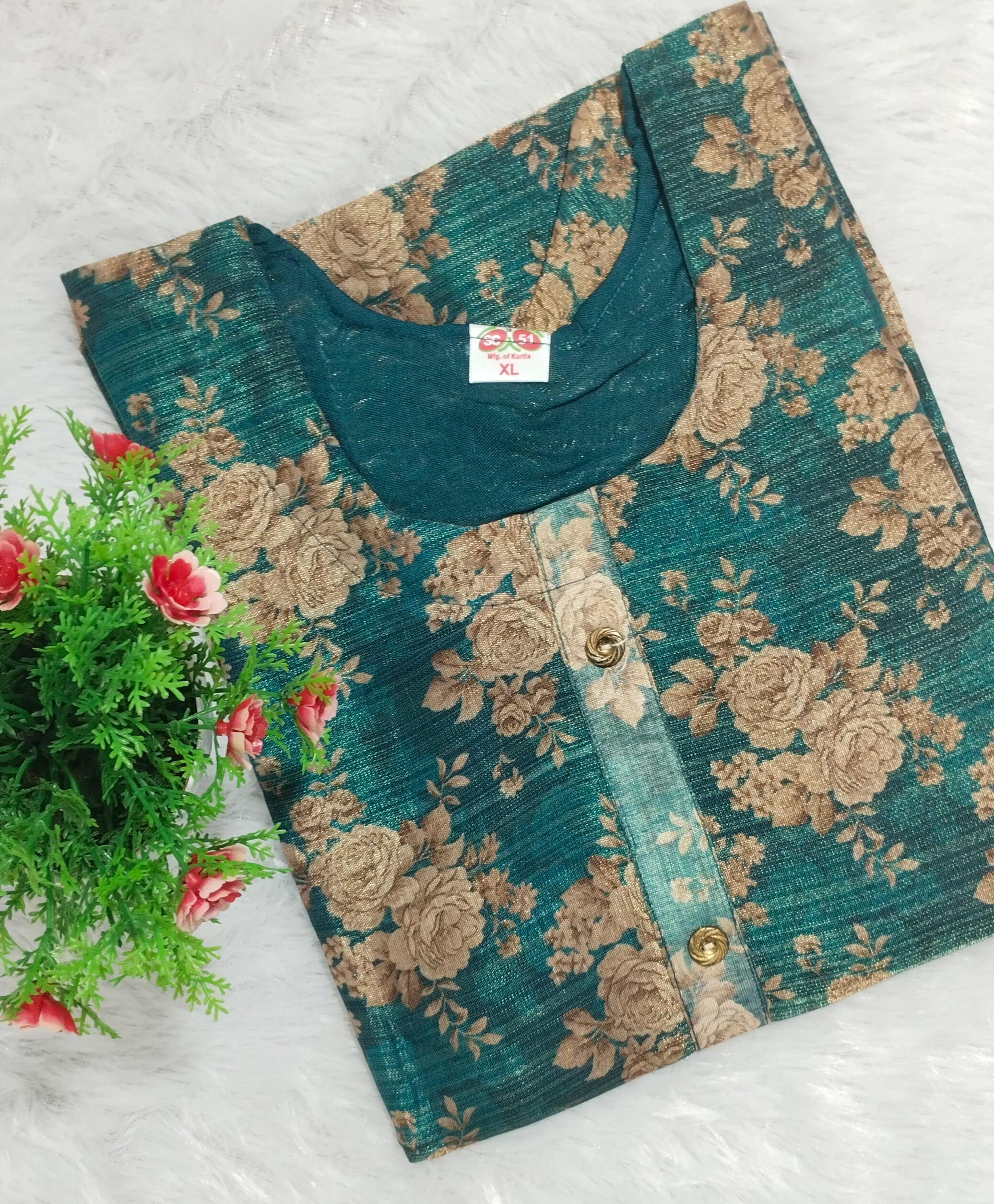 Tissue Silk Kurti
