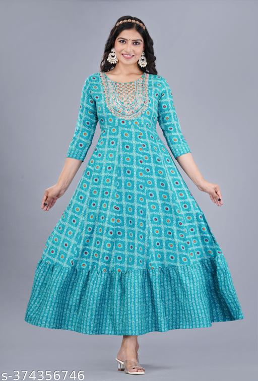 Cotton Anarkali Kurta